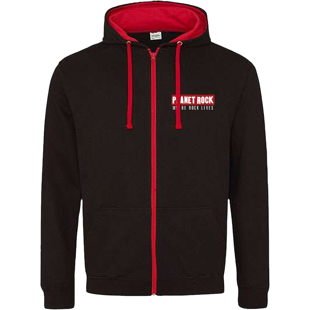 Logo Zip Hoodie (Black)