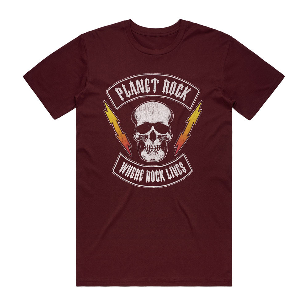 Biker Patch II Burgundy